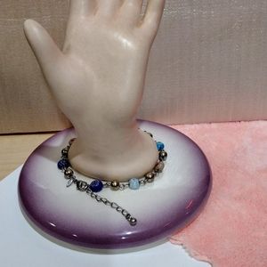 Vintage Avon Nina Ricci NR  Multicolor Beaded Bracelet